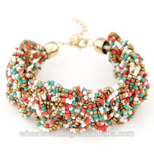 2015 European&USA Fashion Bracelet Bohemia Style Compiled Bead women bracelet